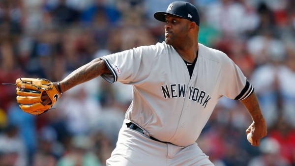 Sabathia es inhabilitado por inflamación en una rodilla