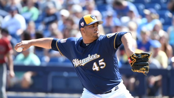 Jhoulys Chacín abrirá por Milwaukee en el Día Inaugural