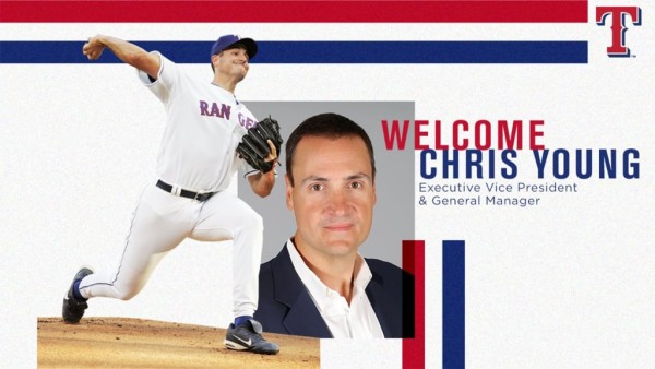 Chris Young tendrá nuevo cargo gerencial en los Rangers de Texas.