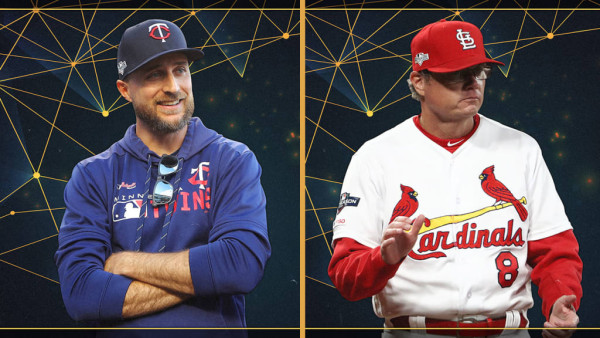 Rocco Baldelli y Mike Shildt fueron elegidos Mánageres del Año en Grandes Ligas