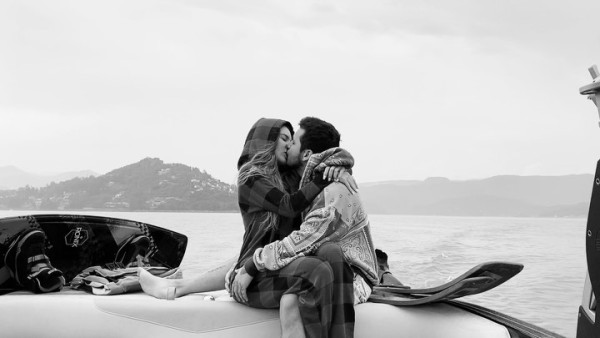 Belinda y Christian Nodal más enamorados que nunca en Punta Cana.