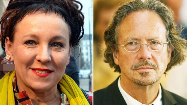 Olga Tokarczuk y Peter Handke, premios Nobel de Literatura 2018 y 2019, respectivamente