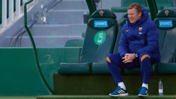 El Barcelona no está para ganar muchas cosas, reconoce Koeman, director técnico del equipo