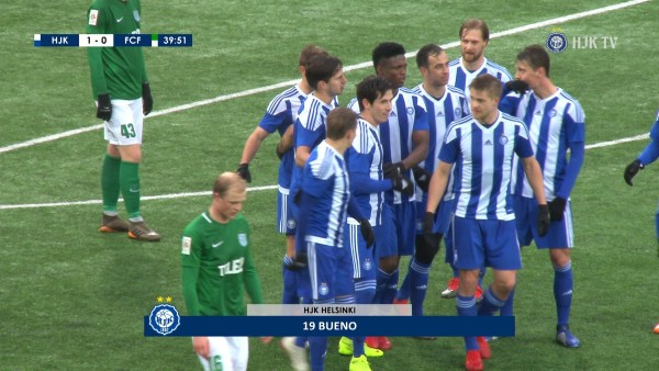 Sinaloense Marco Bueno se estrena como goleador con el HJK Helsinki
