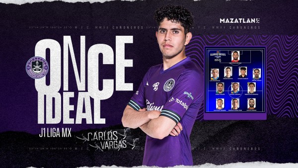 Carlos Vargas, entre los mejores defensivos de la Jornada 1 del Guard1anes 2021 de la Liga MX.