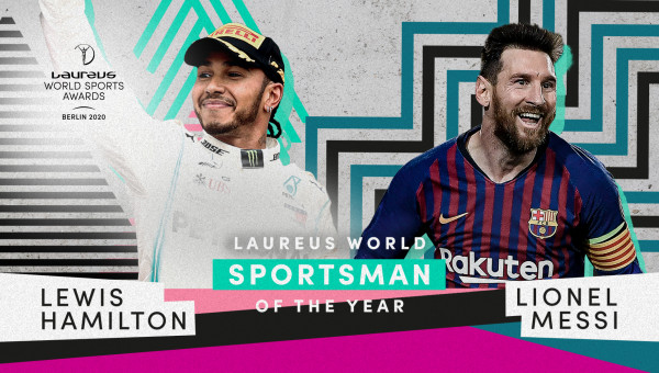 Lionel Messi y Lewis Hamilton comparten Premio Laureus 2020