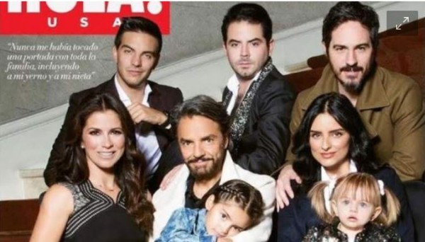 Los Derbez promocionan el reality en el que se les verá en pantalla próximamente.