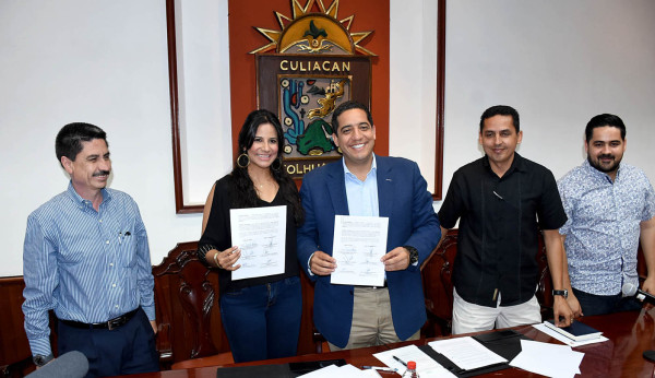 Firma Isde convenios de colaboración con Navolato y Culiacán