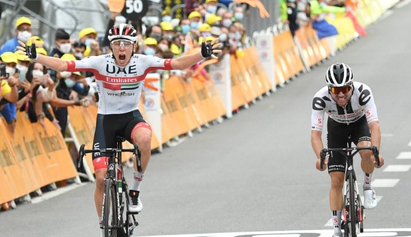 Tadej Pogačar tiene otra agresiva carrera. Fotos: Cortesía Tour de Francia