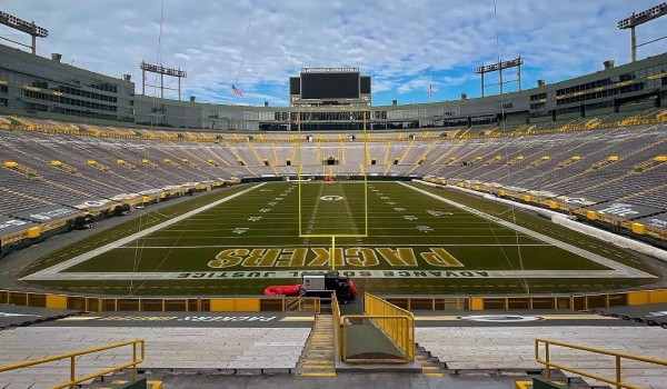 El campo de los Packers de Green Bay tendrá temperaturas muy bajas.