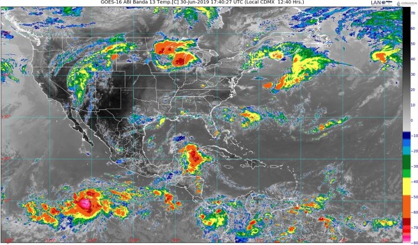 Se forma tormenta tropical Bárbara en el Océano Pacífico