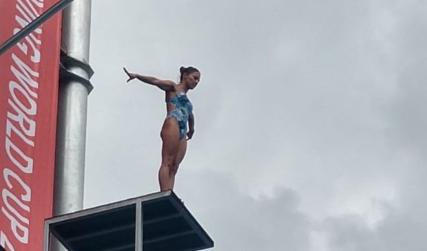 Adriana Jiménez sube al podio en la sexta versión de la Copa Mundial de Clavados de Altura