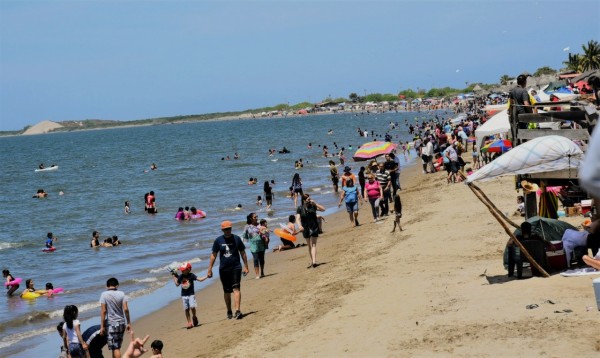 Quitan alerta por aguamalas en playa de El Maviri, en Ahome