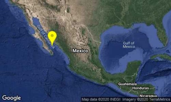 Se registra sismo de magnitud 4.3 al suroeste de Ahome