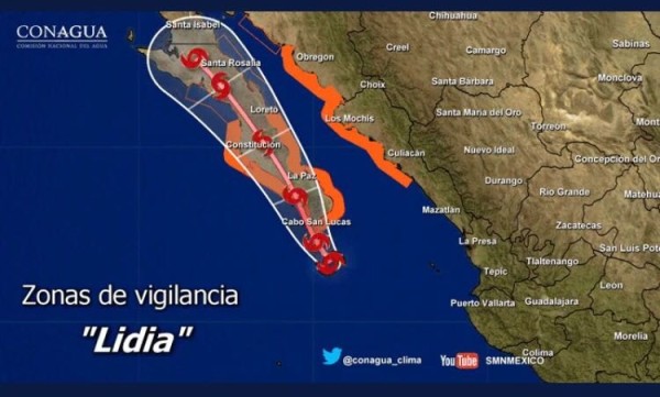Lidia dejará sólo lluvias para Mazatlán