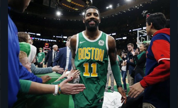 Kyrie Irving luce y conduce a los Celtics al triunfo en la NBA