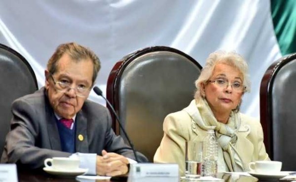 Muñoz Ledo anuncia la renuncia de Olga Sánchez Cordero de la Segob, pero luego recula