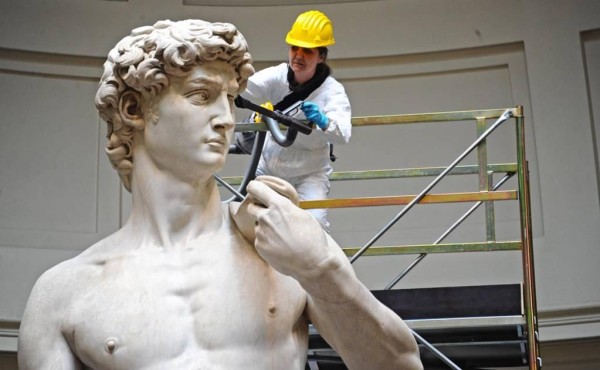 El 'David' de Miguel Ángel recibe trato especial