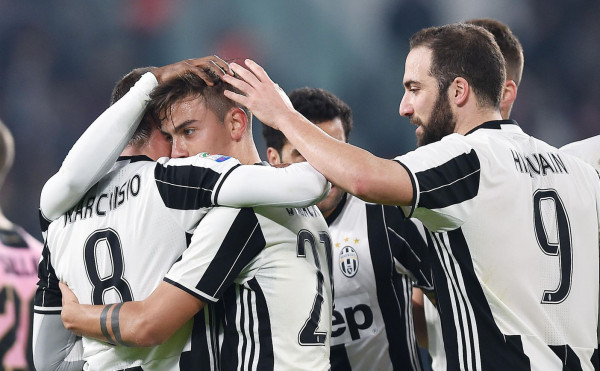 Dybala e Higuaín lideran victoria de Juventus ante Palermo