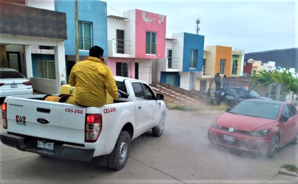 En Culiacán, sanitizan el sector nor-oriente de la ciudad