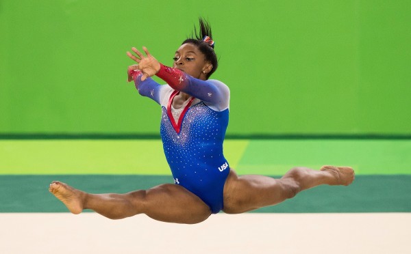 Simone Biles, gimnasta estadounidense.