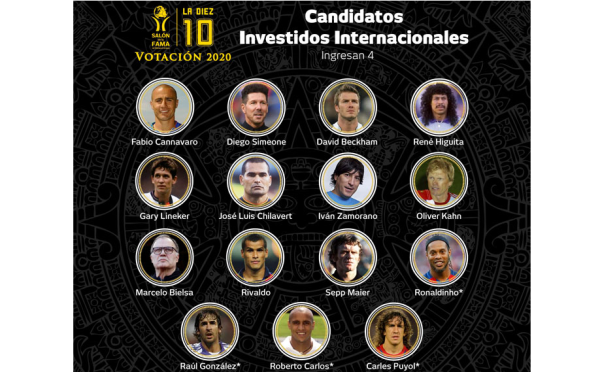 Ya hay elegidos para el Salón de la Fama del Futbol en su décima edición.