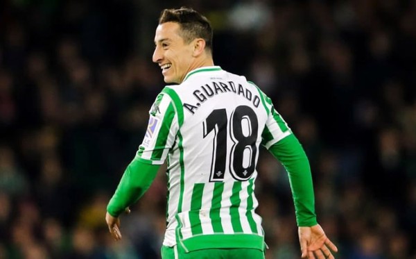 Andrés Guardado cumple 400 juegos en Europa ante Levante