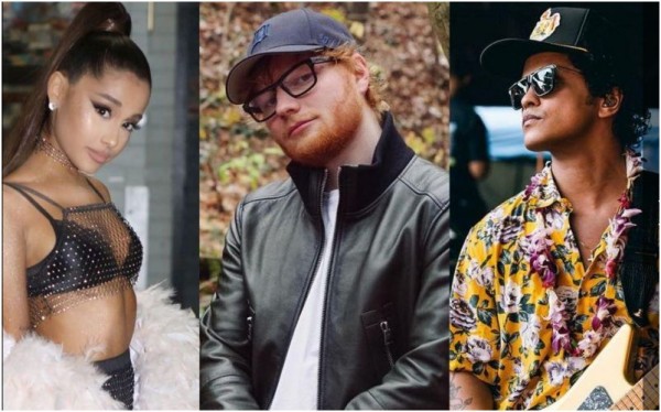 Canciones de Ariana Grande, Ed Sheeran y Bruno Mars son vetadas en Indonesia