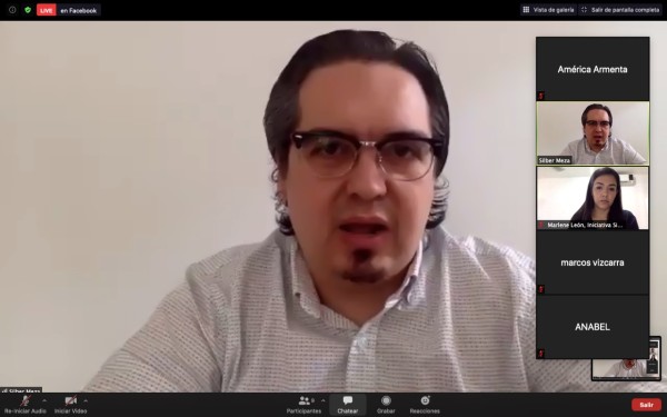 Silber Meza Camacho, director de Iniciativa Sinaloa.