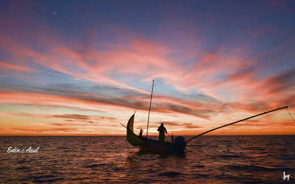 Edén Costa Azul, el pescador que retrata la belleza de Angostura