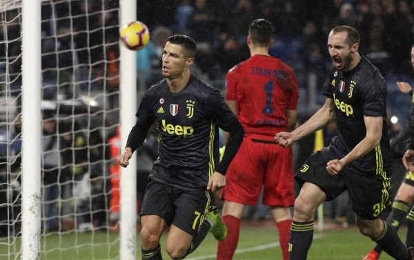 Cristiano Ronaldo da el triunfo a la Juventus sobre la Lazio