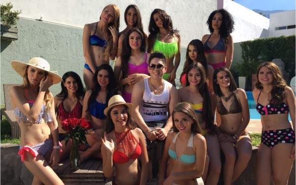 El Bebeto durante la filmación del video 'Mente degenerada'