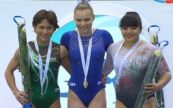Alexa Moreno conquista medalla de bronce en la Copa del Mundo de Gimnasia