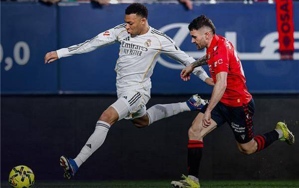 Real Madrid cae de último minuto ante el Osasuna.