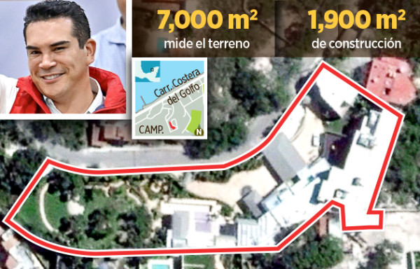 Alejandro Moreno, aspirante a dirigir el PRI, construyó mansión en Campeche de 46 mdp: Reforma