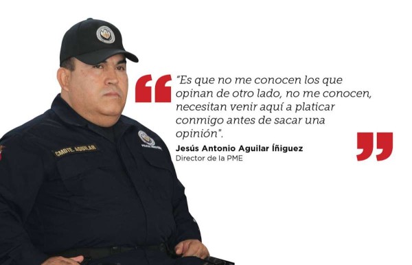 Jesús Antonio Aguilar Íñiguez, director de la Policía Ministerial del Estado.