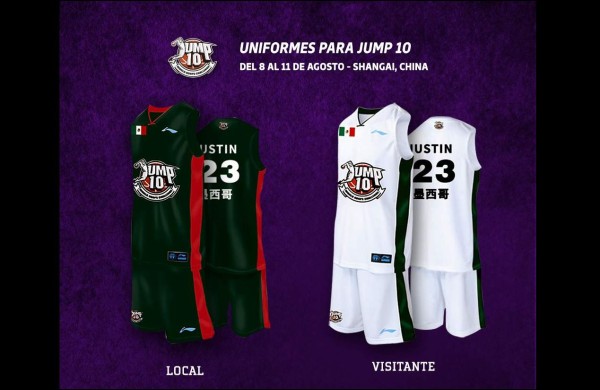 El equipo mexicano ya tiene uniforme para el Jump10