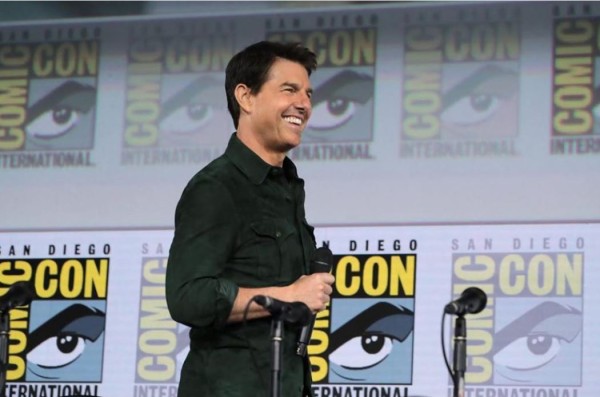 Tom Cruise eb su intervención en la Comic Con, en San Diego.
