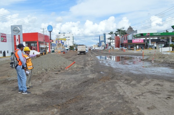 Cierran otro tramo de la Avenida Rafael Buelna por avance de obras, dice Francisco Guerra