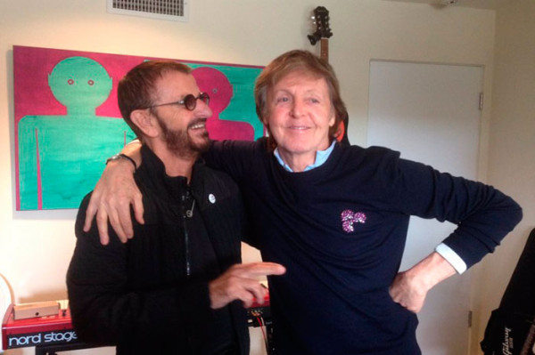 Graban Ringo Starr y Paul McCartney nuevo tema