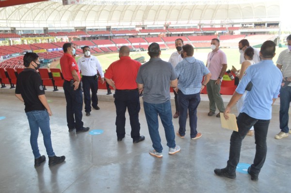 En Mazatlán, supervisan medidas sanitarias que se aplicarán en el estadio ‘Teodoro Mariscal’