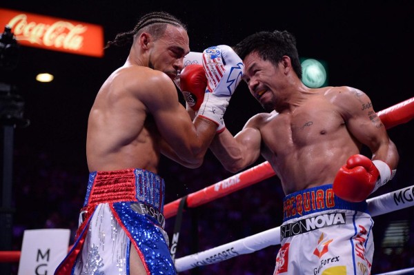 Manny “Pacman” Pacquiao y Keith “One Time” Thurman dieron una buena pelea.