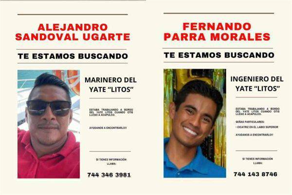 Autoridades omiten incluir a desaparecidos en Acapulco por el huracán Otis en el Registro Nacional