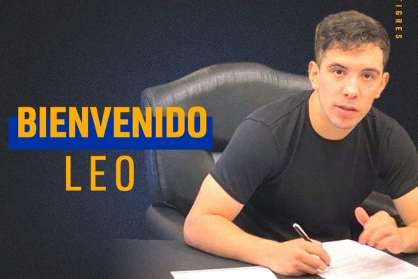 Leo Fernández firma con Tigres de la UANL