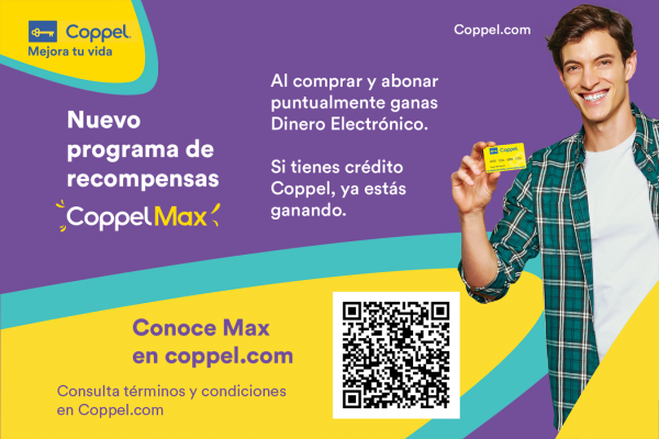 Aprovecha las recompensas de Coppel Max y estrena este fin de año