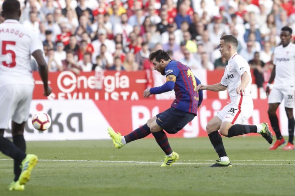 Con hat-trick de Messi, Barcelona golea 4-2 al Sevilla