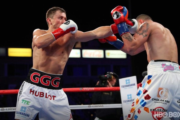 Golovkin fulmina a Martirosyan en el segundo round