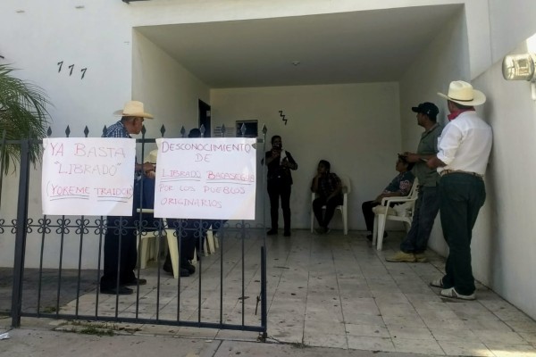 Comunidades indígenas del norte de Sinaloa reiteran falta de confianza en dirigente indígena