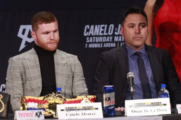 Saúl “Canelo” Álvarez demandó a Oscar de la Hoya y DAZN. (Twitter @elzarcaguilar)