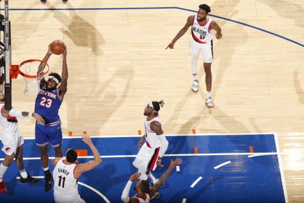 Payton y Randle fue la combinación ganadora de Knicks ante Trails Blazers